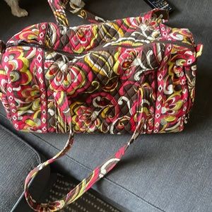 Vera Bradley weekender tote.